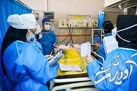 وضعیت حاد کرونا در بیمارستان الزهرا (س) اصفهان